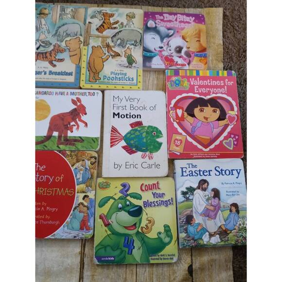 17 Children's Board Books Assorted Titles Will Differ From Photos - Picture 4 of 4